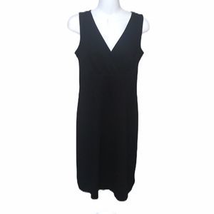 Talbots Black Sleeveless Knit Dress